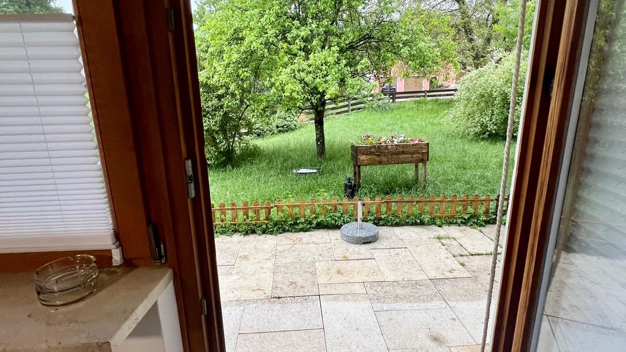 Blick aus dem Wohnzimmer Blick aus dem Wohnzimmer
